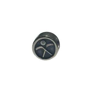 Pandora Sterling Silver Ice Hockey Puck Charm 791203CZ